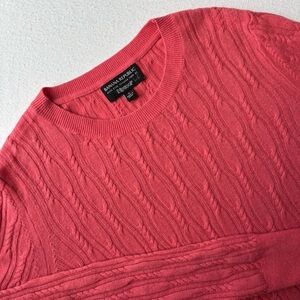 Banana Republic Filpucci Cable Knit Italian Yarn Sweater Womens L Wool Cashmere